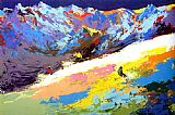 High Altitude Skiing by Leroy Neiman